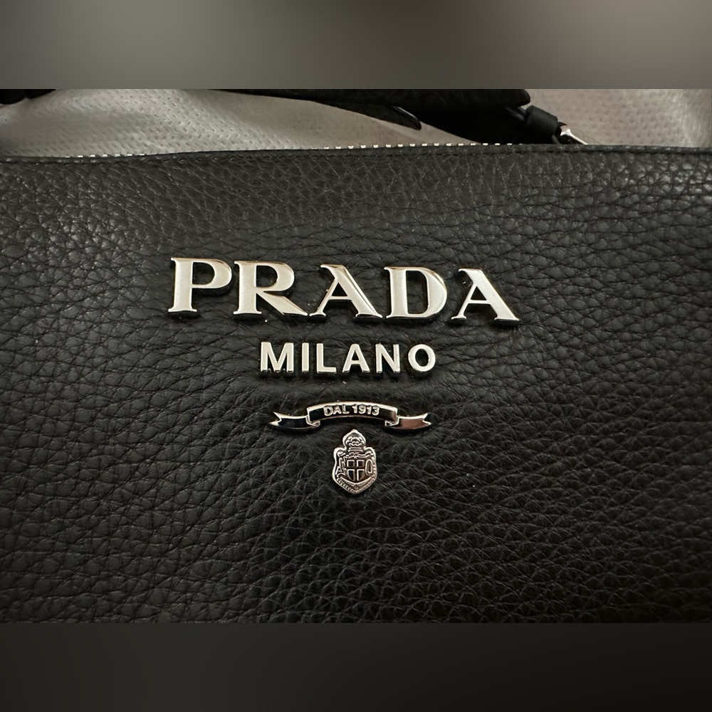 Prada Black Crossbody Leather Bag - Picture 8 of 14